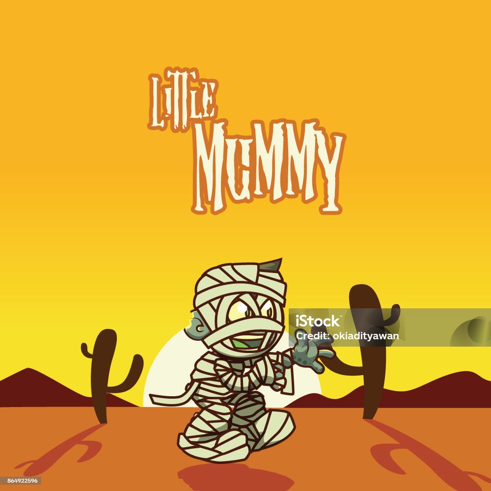 Little Mummy Stock Illustration - Download Image Now - Art, Cartoon,  Characters - iStock