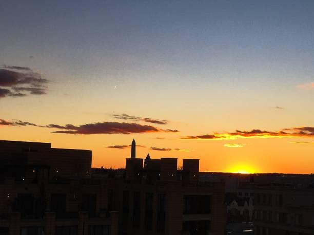 istock vibrant sunset in Washington D.C. with the Washington Monument i 864922640