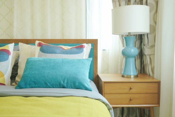 istock Colorful bedding style interior bedroom 864926364