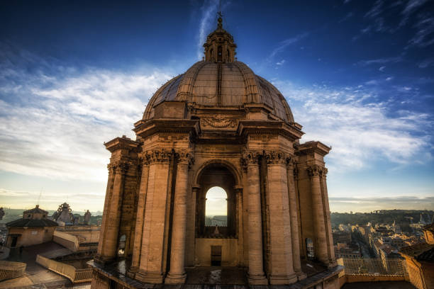 istock Saint Peters Basilica Dome up close 864929380