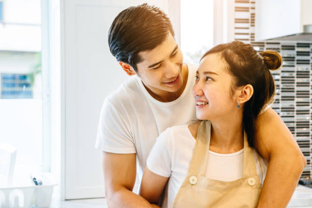 istock Couple in sweet home. 864932450
