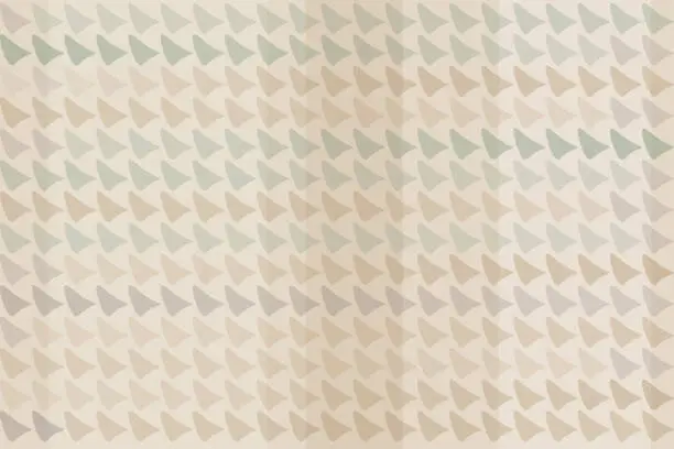 Vector illustration of Brown, Green and Gray Triangles Texture on Beige