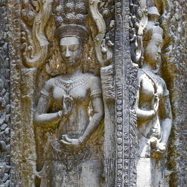 istock Asparas at Angkor Temple 864958948