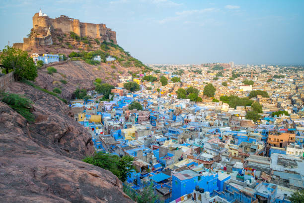 istock night view of jodhpur 864965284