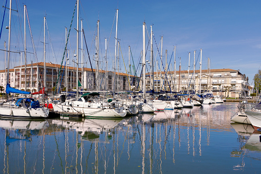 Port of Rochefort, a commune in southwestern France on the Charente estuary. It is a sub-prefecture of the Charente-Maritime department.