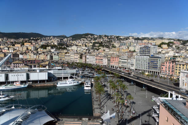 istock Genoa - Genova Panorama and Harbor 864972638