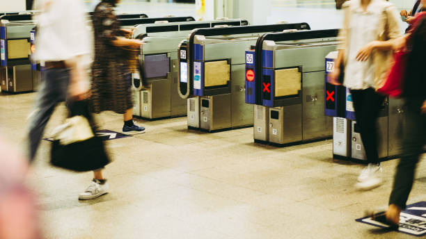 istock ticket gate of the station 864976706