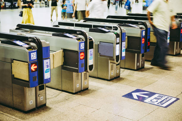 istock ticket gate of the station 864976914