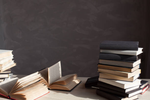 istock many books are on the table at home in the library 864988476