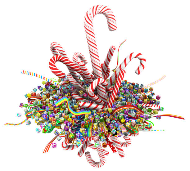 istock Gifts Selection Candy Canes 864991866