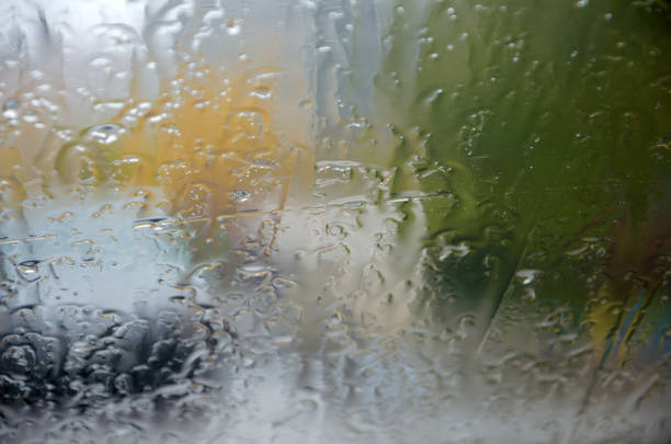 istock Adverse driving conditions.Heavy rain. 864994980