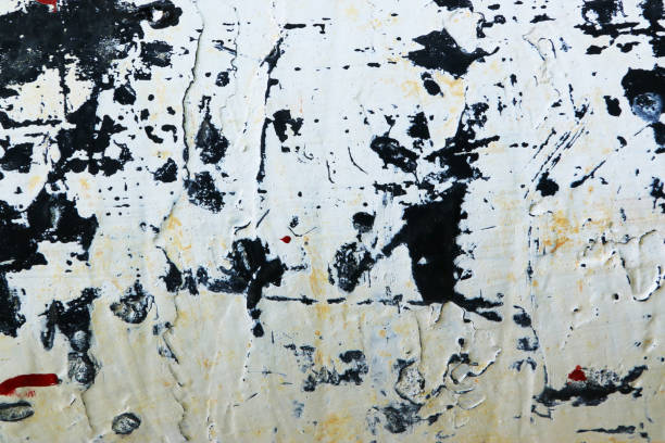 istock Traces of time on the wall. Old concrete background. Abstract textures. 864995652