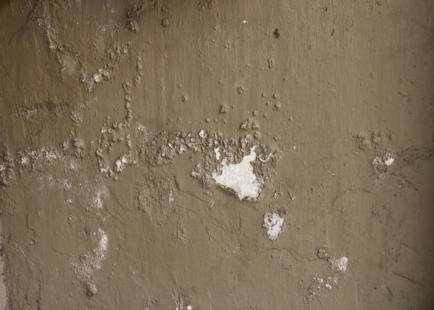 istock Traces of time on the wall. Old concrete background. Abstract textures. 864997962
