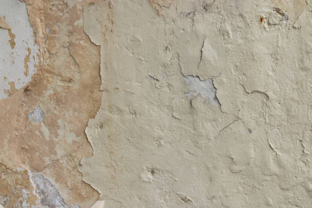 istock Traces of time on the wall. Old concrete background. Abstract textures. 864998948
