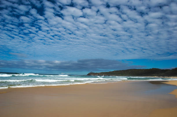 istock beach with the horizon 865022404