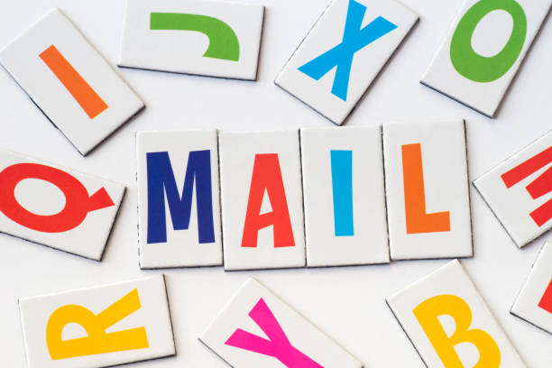 istock word mail  made of colorful letters 865022578