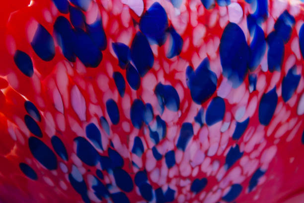 fondo de textura de cristal de murano. patrón abstracto colorido - murano fotografías e imágenes de stock