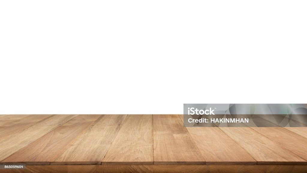 Textura de madera mesa sobre fondo blanco. - Foto de stock de Mesa - Mueble libre de derechos