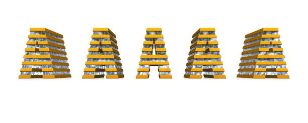 istock Building like alphabet with 5 different perspectives 865059886