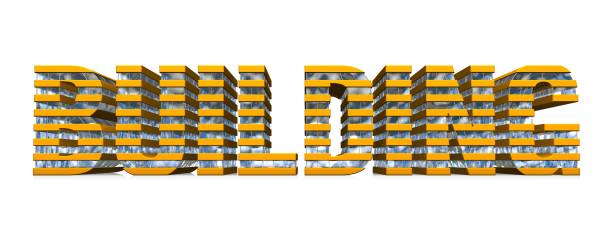 istock Building like alphabet with 5 different perspectives 865060336