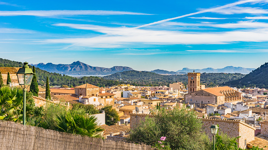 Pollenca, small town on Majorca, Balearic Islands.