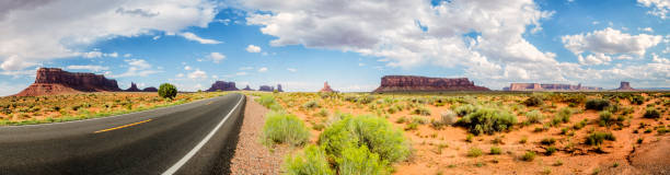 istock Panorama: Marble Canyon Hwy 89 between Bitter Springs and Page, panoramic view 865066620