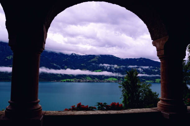 istock Lake Thun (Beatenberg, Switzerland) seen from Saint Beatus Caves 865081692