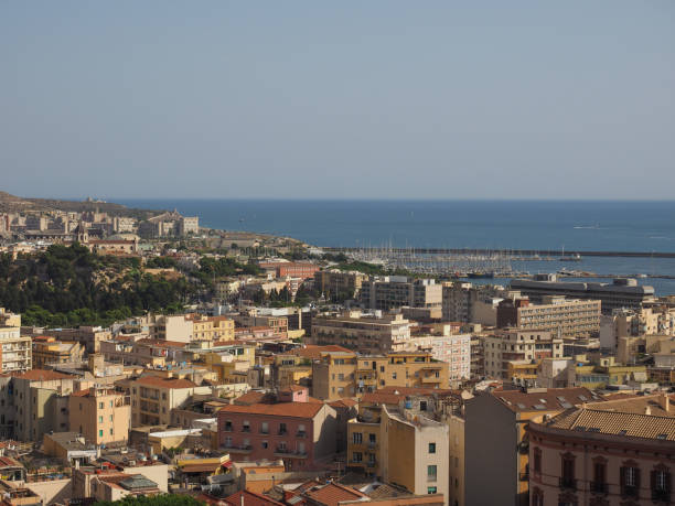 istock Aerial view of Cagliari 865105494