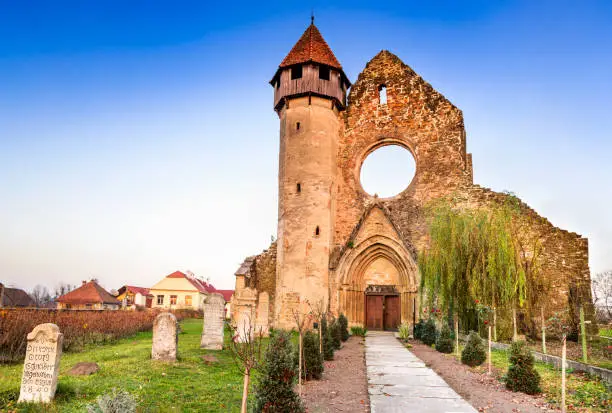 Carta, Romania - Carta Monastery, former Cistercian (Benedictine) religious architecture in Transylvania.