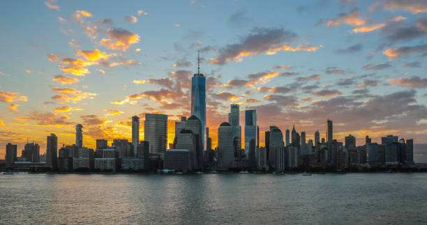 istock New York City Lower Manhattan at Sunrise 865112136