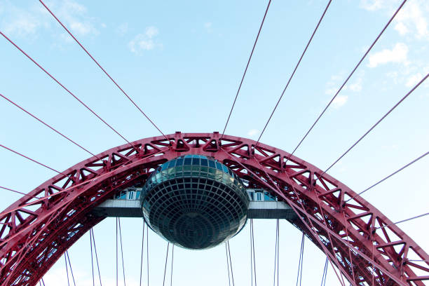 istock the metal structure of the bridge 865122164