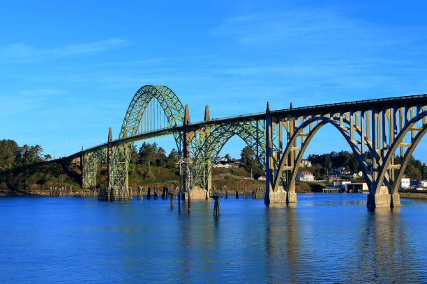 Yaquina Bay stock photo