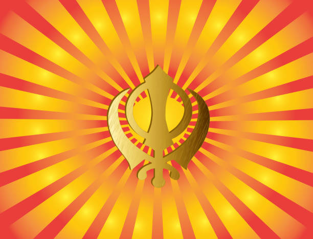 istock The main symbol of Sikhism - sign Khanda 865122516