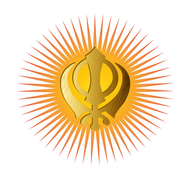 istock The main symbol of Sikhism - sign Khanda 865125210