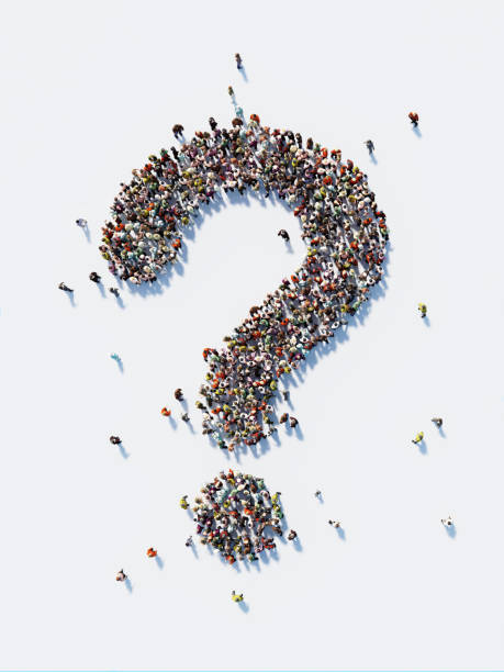 istock Human Crowd Forming A Big Question Mark: Social Media and Crowdfunding Concept 865125482
