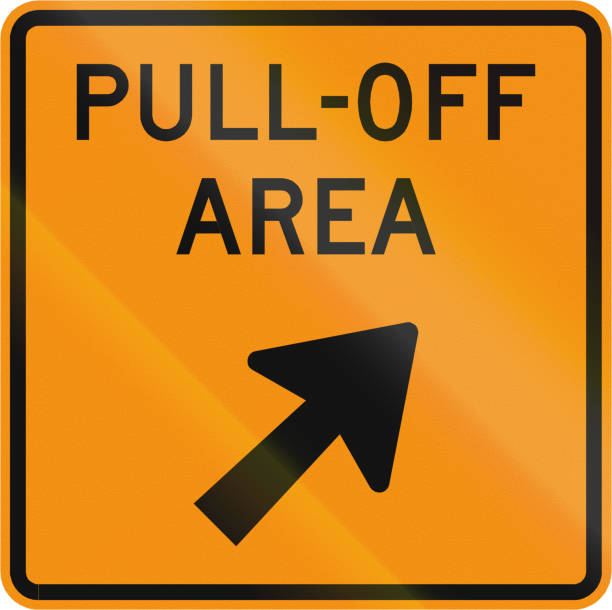 istock Road sign used in the US state of Virginia - Pull-Off area 865125736