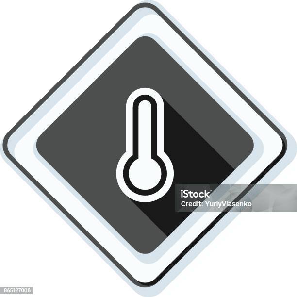 Temperature Button Label Illustration Stock Illustration - Download ...