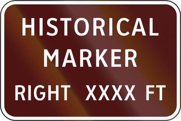 istock Road sign used in the US state of Virginia - Historical marker 865132700