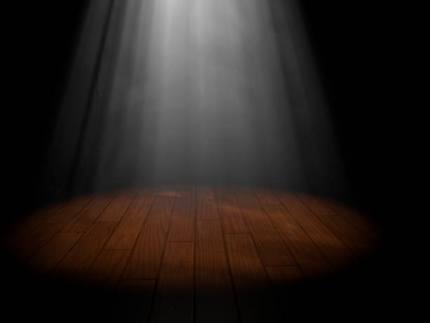 istock 3d illustration of a stage and light 865136498