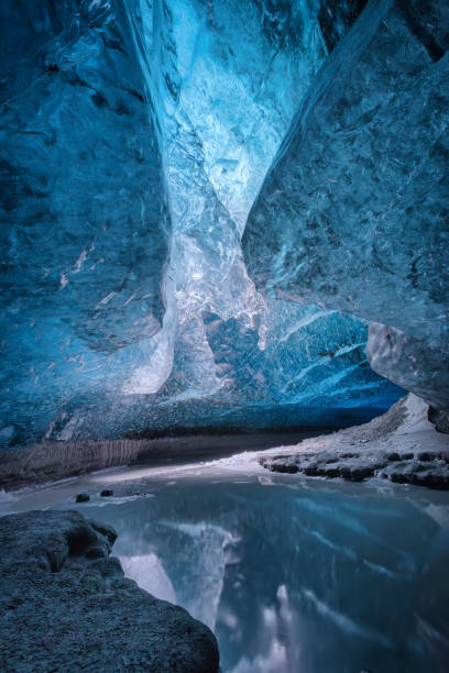 istock Ice cave in Vatnajokull, Iceland 865142906