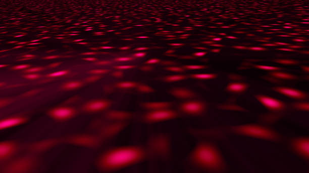 fondo abstracto con piso de discoteca. render 3d - disco ball mirror shiny lighting equipment fotografías e imágenes de stock