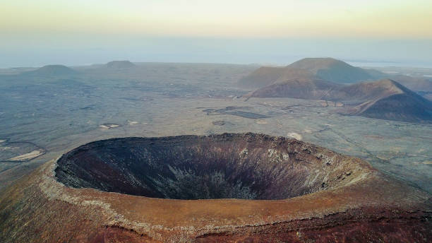 istock aerial view of volcano 865159732
