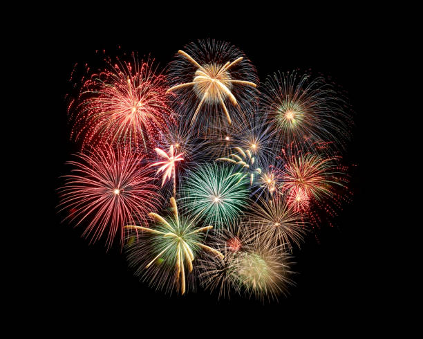 istock the fireworks in the night sky 865174180