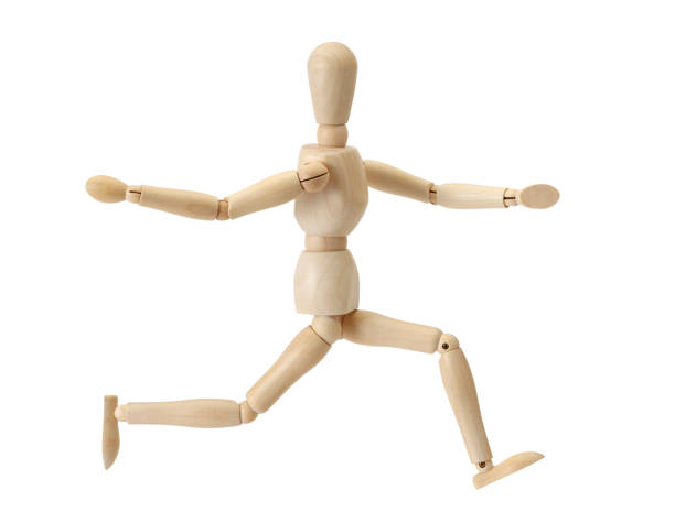 istock Wooden Mannequin with clipping path 865176274