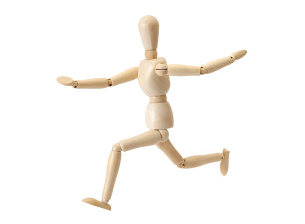 istock Wooden Mannequin with clipping path 865176278