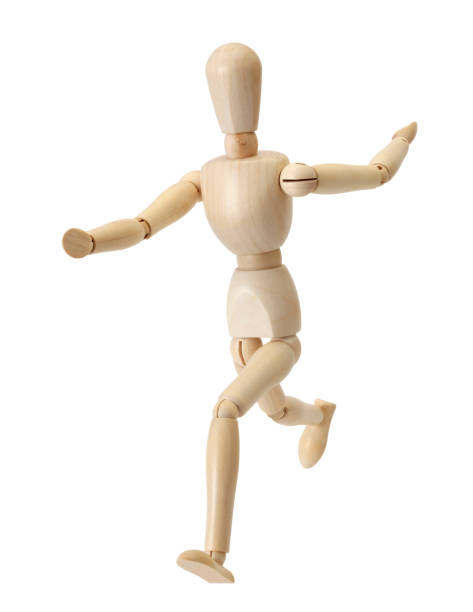 istock Wooden Mannequin with clipping path 865176280