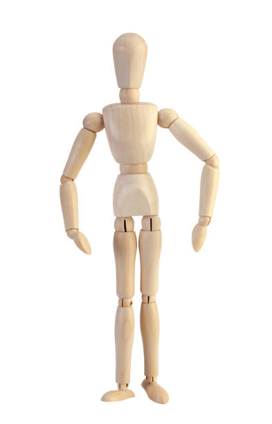istock Wooden Mannequin with clipping path 865176294