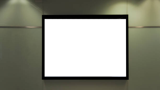 istock Large blank billboard on subway, banners with room to add your own text 865176724