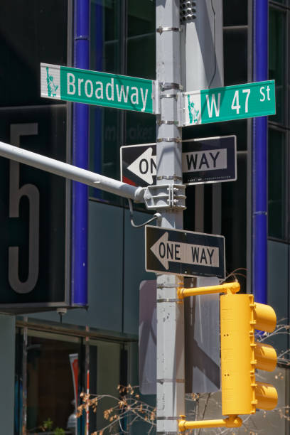 istock Road information at Times Square 865179776