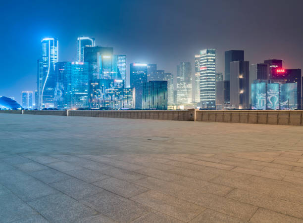 istock Road and city skyline 865195322